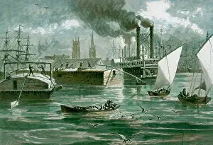 Landforms Prints: Mississippi River at New Orleans