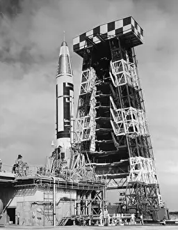 Launch Pad Prints: Missle & Gantry Tower @ Cape Canaveral