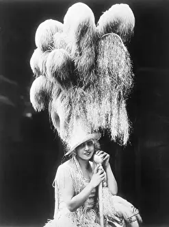 Feather Plume Prints: Mistinguett, Paris Entertainer