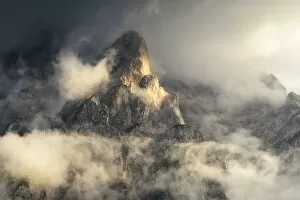 Images Dated 13th July 2016: Misty peak, Croda del Becco, Dolomites