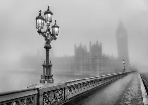 Palace of Westminster Collection: Misty silhouette