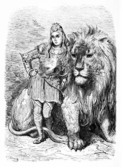 Images Dated 15th July 2015: Mitaine and Lion