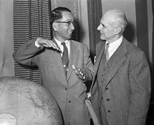 Mitsuo Fuchida and General Jimmy Doolittle Conversing
