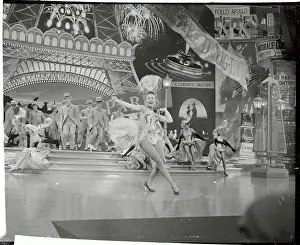 Mitzi Gaynor Dancing on Set