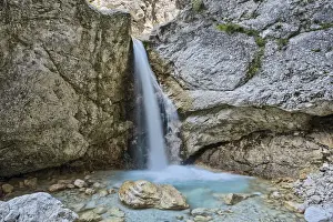 Alpen Prints: Mlinarica Gorge, Soca Valley, Triglav National Park, Zapodnem, Slovenia