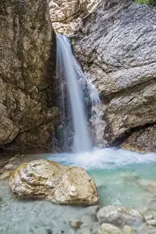 Alpen Prints: Mlinarica Gorge, Soca Valley, Triglav National Park, Zapodnem, Slovenia