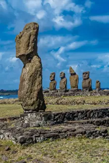 Moai statues of Easter Island