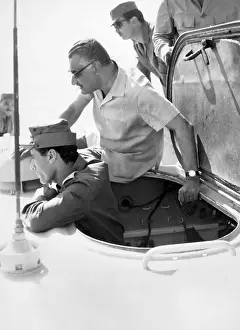 Moammar El Khadafy with Gamal Abdel Nasser