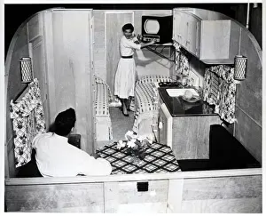 Mobile Prints: Mobile Home Interior, 1954
