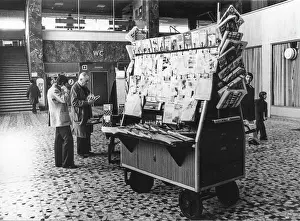 Interiors Prints: Mobile newspaper stand 1976