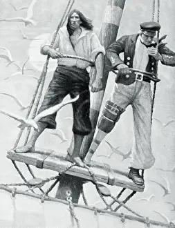 Moby Dick Illustration by Mead Schaeffer