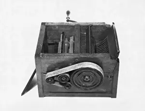 Cotton Gin Prints: Model of Eli Whitney's Cotton Gin