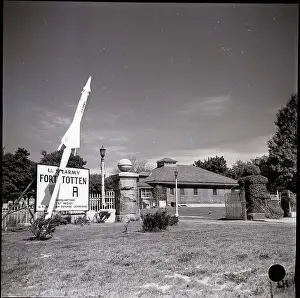 Missile Prints: Model Missile In Launch Position