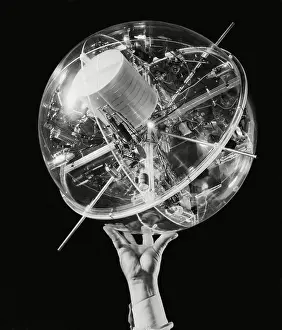 Satellite Prints: Model of Satellite Built by Popular Science Monthly