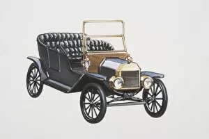 Images Dated 13th June 2006: Model T Ford car, front view