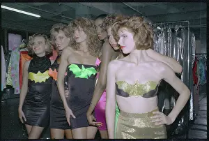 Model Wearing Bat Bra