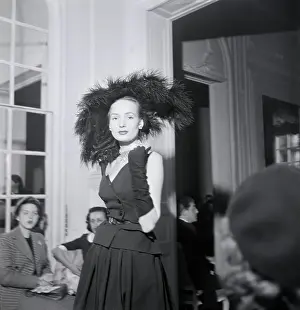 Model Wearing Christian Dior Design