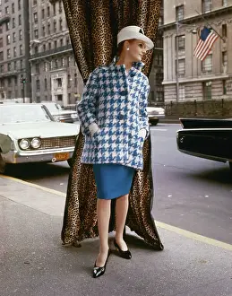 Model Wearing Christian Dior Ensemble