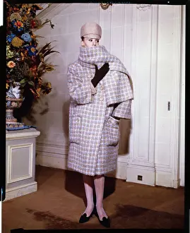 Model Wearing Christian Dior Ensemble