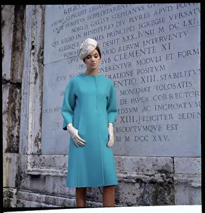 Model Wearing Coat from Forquet Collection