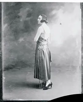 Model Wearing Dress