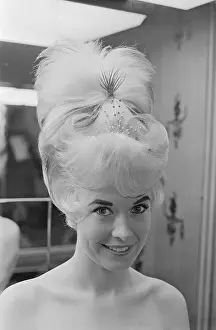 Hair Ornament Prints: Model Wearing Hairstyle by Duke Alan