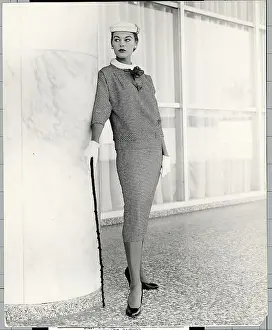 Stick Prints: Model Wearing Latest Slim-Style Suit