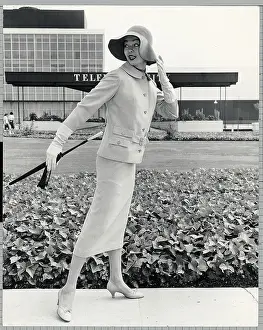 Wool Prints: Model Wearing Norfolk Suit