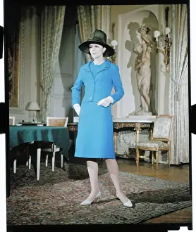 Model Wearing Pierre Balmain Ensemble