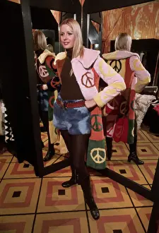 Hot Pants Prints: Model Wearing Swarka Hot Pants