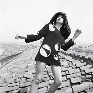 Bikini Prints: Modeling Holed Sweater on Florence Palace