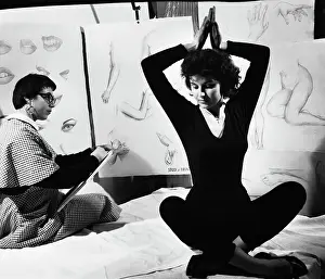 Fashion Design Prints: Modeling Student Sitting for Student Designer