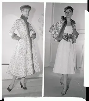 Mink Prints: Models Wearing Exquisite Gowns