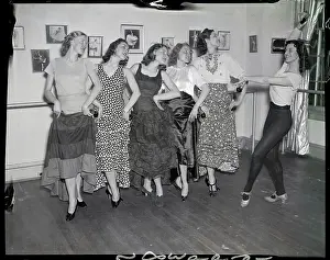 Marion Prints: Modern Dance Studio 1938