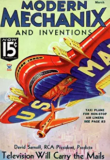Television Prints: Modern Mechanix - Will TV Carry the mails?