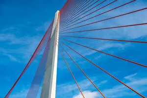 Images Dated 15th August 2017: Modern Suspension Bridge