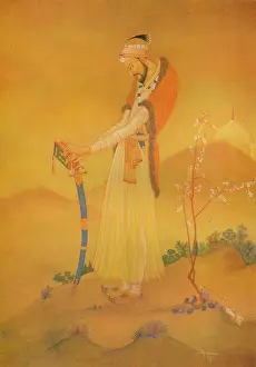Costume Prints: The Mogul Emperor Alamgir, 20Th Century (1932)