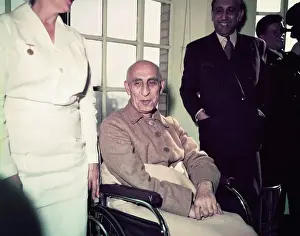 Mohammed Mossadegh Talking with Nurse