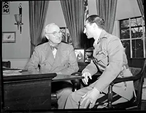 Mohammed Reza Pahlavi Confers With Harry Truman