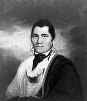 Mohawk Prints: Mohawk Indian Chief Joseph Brant