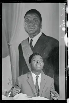 Elisabethville Prints: Moise Tshombe at Press Conference