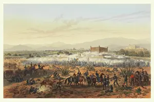 Mexican American Prints: Molino del Rey - attack upon the Casa Mata