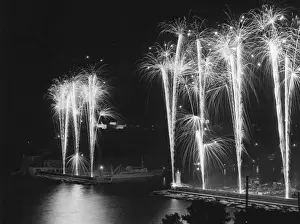 Landscape Lighting Prints: Monaco Fireworks