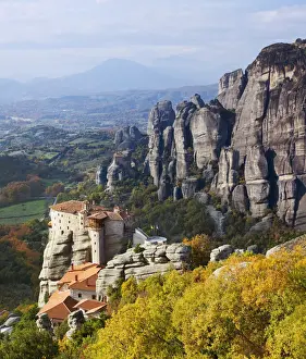 Thessaly Prints: Monastery on a cliff