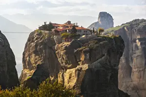 Monastery on the edge of a cliff