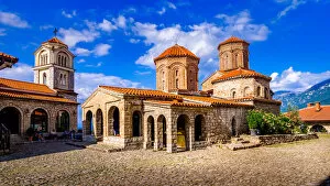 Balkans Collection: The Monastery of Saint Naum (Sveti Naum), situated along Ohrid lake, south of the city of Ohrid