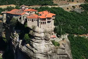 Kalambaka Prints: Monastery of VarlaAam in Meteora