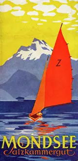 20th Century Style Prints: Mondsee Salzkammergut