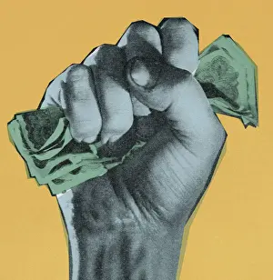 Investment Prints: Money in Fist