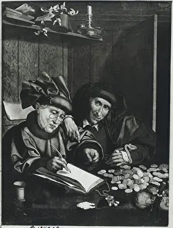 Deceit Prints: The Moneychangers by Quentin Massys